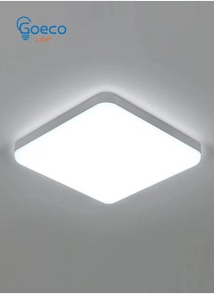 Buy Square LED Ceiling Lamps 6500k Cold White for Bathroom Kitchen 32w in UAE