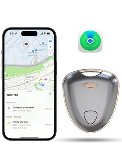 Buy Item Locator, Security SmartTag Works with Apple Find My (iOS only), Phone Finder, Key Finder Compatible with iPhone iPad iWatch Mac, Bluetooth Tracker for Keys Wallets Belongings(Gray-1pcs) in Saudi Arabia