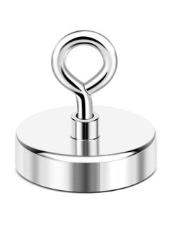 Buy Super Strong Neodymium Fishing Magnets, 500 lbs 227 KG Pulling Force Rare Earth Magnet with Countersunk Hole Eyebolt for Retrieving in River and Magnetic Fishing,Diameter 2.36 inch in UAE