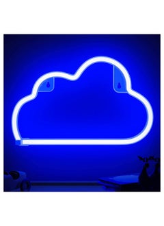 Buy Neon Light Cloud, LED Neon Wall Decor Light, Battery or USB Operated, For Bedroom, Aesthetic, Teen, Kids Room, Christmas, Wedding, Party, Blue in UAE