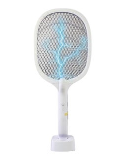 اشتري Rechargeable Mosquito Insect & Fly Killer Electric Bat Handheld Swatter Racket في السعودية