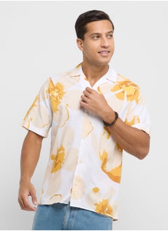 Buy Floral Print Regular Fit Shirt in UAE