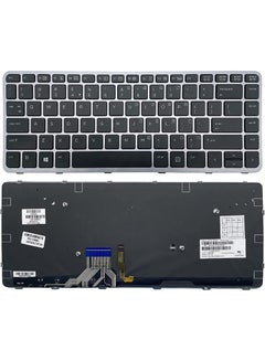 اشتري New Laptop Replacement Keyboard for HP Elitebook Folio 1000 1040 G1 G2 Series US Layout 90.4LU07.C01 MP 13A13USJ442 739563 001 في الامارات