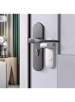 Buy Childproof Door Lever Lock, 1 Piece, White in UAE