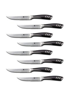 اشتري Premium 8Piece German High Carbon Stainless Steel Steak Knife Set Double Forged Full Tang Kitchen Dinner Steak Knives في السعودية