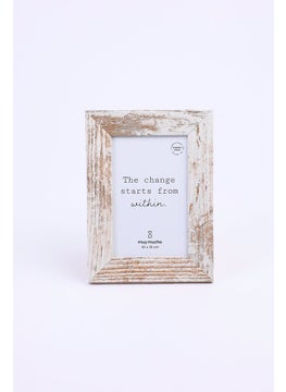 اشتري Photo Frame, White and Khaki في الامارات