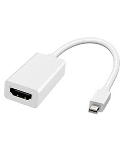 اشتري Mini DisplayPort to HDMI Adapter Thunderbolt to HDMI Converter for MacBook Air/Pro Microsoft Surface Pro/Dock Monitor Projector and More في الامارات