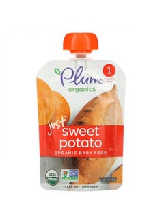 Buy Plum Organics, Organic Baby Food, Stage 1, Just Sweet Potato, 3 oz (85 g) in UAE