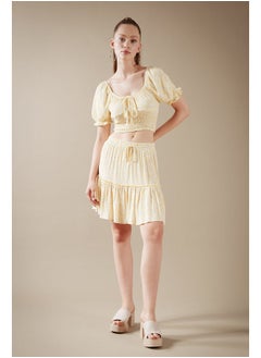 اشتري Woman Tiered Woven Skirt في مصر