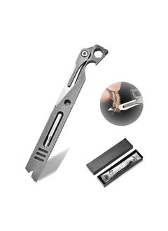 Buy EDC Pry Bar Multitool, Titanium Edc Prybar Tool, Pocket Pry Bar Keychain, Multitool Bottle Opener, Box Cutter Screwdriver Outdoor Camping Utility Knife Emergency Tool in UAE