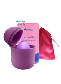 Buy Period Cup Menstrual Cup 100% Medical Menstruation Cup, Menstrual Cup, Reusable Period Cups, Tampon and Pad Alternative, Made of Medical Grade, Comfortable. in UAE
