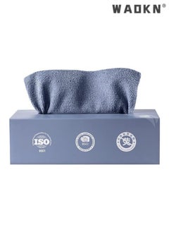 Buy Eco-Friendly Microfiber Cleaning Cloths Set - Reusable, Lint-Free Terry Towels, Compact 7.9x7.9 Inches, 20-Piece Box, Versatile for Home, Kitchen & Auto Detailing, Borderless Design for Seamless Cleaning in Saudi Arabia