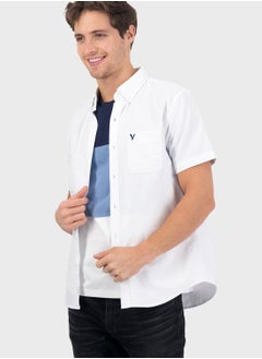 Buy Button Down Regular Fit Shirt in UAE