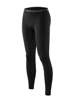 Buy Men's Compression Pants Workout Athletic Leggings Running Gym Tights in Saudi Arabia