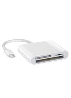 Buy USB C CF/SD/TF Card Reader 3 in 1, Compact Flash Reader 3-Slot Memory Card Adapter for Type-C Device Supports Micro SD Memory Card Compatible with MacBook Pro/Air M1 iPad Pro Android Galaxy S20 S21U in UAE