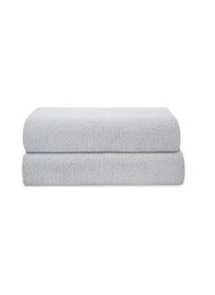 اشتري Hotel and Spa Quality Towels, Premium 100% Cotton, Ultra Soft, Highly Absorbent, Luxurious 2-piece bath size towel set 625 GSM(70*130), White في الامارات