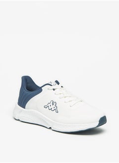 اشتري Men's Logo Detail Lace-Up Sports Shoes في الامارات