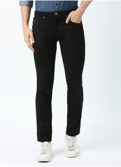 اشتري Mid Rise Jeans with Button Closure في السعودية