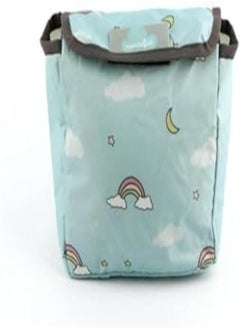 اشتري Mamas Gift Mini Diaper Bag, Printed pattern Blue في مصر