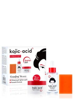 Buy 3Piecs Set Kojic Acid Whitening  Skin Care in Saudi Arabia