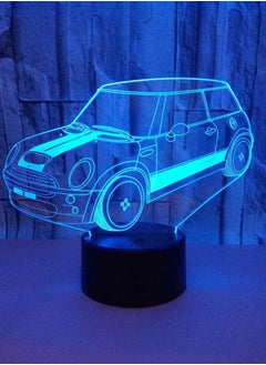 اشتري Personalized Car 3D Small Table Lamp Colorful Color Changing Touch Remote Control Atmosphere Multicolor Night Light Creative Holiday Gift في الامارات