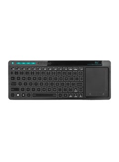 اشتري Wireless Keyboard With Touchpad Black في السعودية