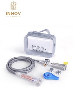 Buy Portable Travel Shattaf / bidet kit. Toilet shattaf Handshower with Filter and 3 meter Hose in UAE