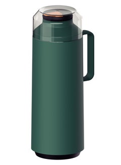 Buy Exata Green Plastic Thermal Flask with 1 Liter Glass Liner and Plastic Lid in UAE