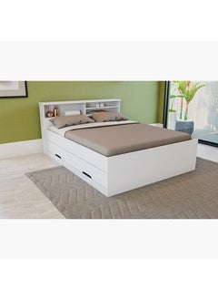 اشتري Londrina Queen Bed With Storage 171x97x226cm في الامارات