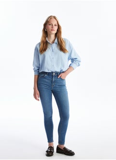 اشتري High Waist Push Up Women Jeans في مصر