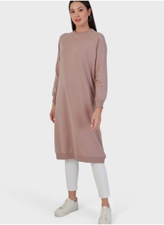 Buy Crew Neck Knitted Tunic in Saudi Arabia