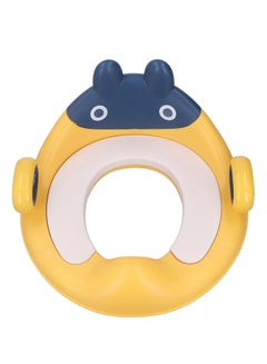 Buy Kids Toilet Seat, Potty Training Seat with Cushion and Handles, Potty Chair for Boys and Girls (Yellow) in Saudi Arabia