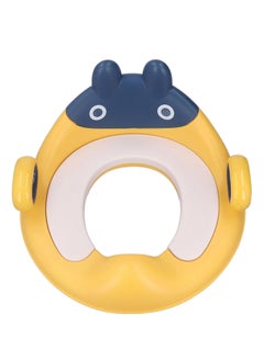 Buy Kids Toilet Seat, Potty Training Seat with Cushion and Handles, Potty Chair for Boys and Girls (Yellow) in Saudi Arabia