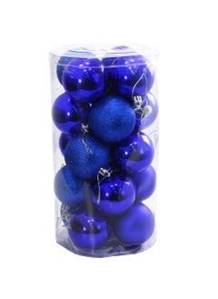 اشتري X-Mas Decoration Ball  20 Pcs Drum Ornaments Blue Colour في الامارات