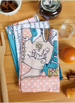 Buy Pretty Things Set of 3 Kitchen Tea Towels in Saudi Arabia