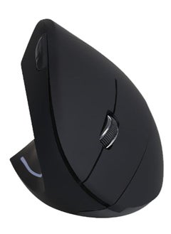 Buy Wireless Vertical Left Handed Mouse Black in UAE