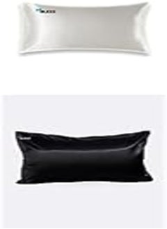 اشتري Bless satin pillowcase (silver) + Bless pillowcase black في مصر