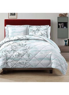 اشتري Maribel Super King-Sized Comforter Set, Grey - 240X260 Cm في الامارات