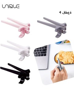 اشتري 4Pcs Gaming Finger Chopsticks, Snack Clip, Game Finger Cover, Game Controller, Game Accessories, Mobile Phone Accessories, Gamer Gift, Finger Pliers في الامارات