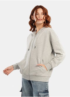 اشتري Lounge Hoodie with Zipper Closure في مصر