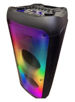 Buy PartyBox 10" Dual Platinum Portable Bluetooth Speaker Disco Light USB,Mic,Remote Control in Egypt