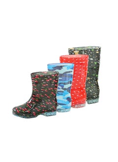 Buy Kids Cartoon High-top Rain BootsCrystal Camouflage Crystal Camouflage in Saudi Arabia