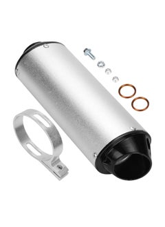 اشتري 28mm Exhaust Pipe Muffler Silencer Clamp and Gasket for 50cc 110 125cc Coolster Sport-B Taotao Chinese Dirt pit bike Venom ATVs Quad 4 Wheeler-Silver في السعودية