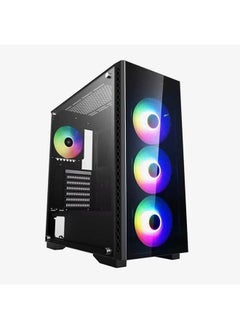 Buy Game Sekret IX Gaming PC, Intel Core i7-14700F Processor, 32GB DDR5 Ram, 500GB NVMe SSD, 990 PRO 1TB SSD, RTX 4070Ti SUPER 12GB GPU, 240MM Liquid Cooler, RGB 4F Mid-Tower Case-Black, Windows 11 pro… in UAE