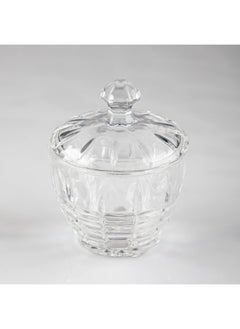 Buy Soleter Sugar Pot Sugar Bowl With Lid Dustproof Crystal Glass Coffee Cube Household Candy Dried Fruit Transparent Jar Salt Container 110Mm/Ф85-50Mm, in Saudi Arabia