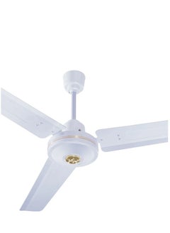 Buy 56" Inch 3 Blade Ceiling Fan with Speed Regulator 75 Watts White KCF-501 in Saudi Arabia
