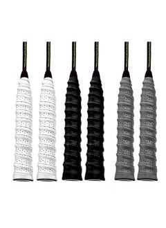 Buy PU Racquet Grip, Tennis Badminton Squash Rackets, Overgrip Anti Slip Perforated Super Absorbent Grips, Overgrip Antislip Grip Tape Super Absorbent racket in Saudi Arabia