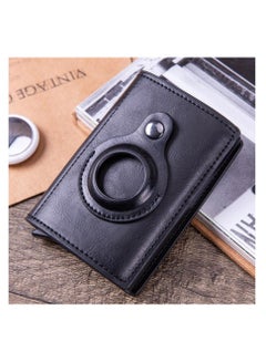 Buy Rfid Card Holder Men Leather Wallets For Airtag Air Tag in Saudi Arabia
