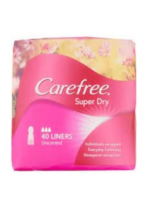 Buy Carefree Super Dry Panty Liners Unscented in UAE