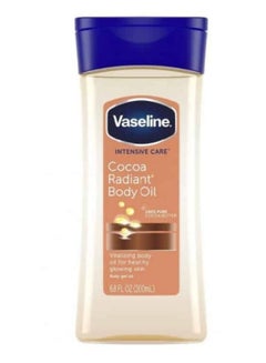 Buy Vaseline Intensive Care Cocoa Radiant Body Oil with Pure Butter - 200ml in Egypt